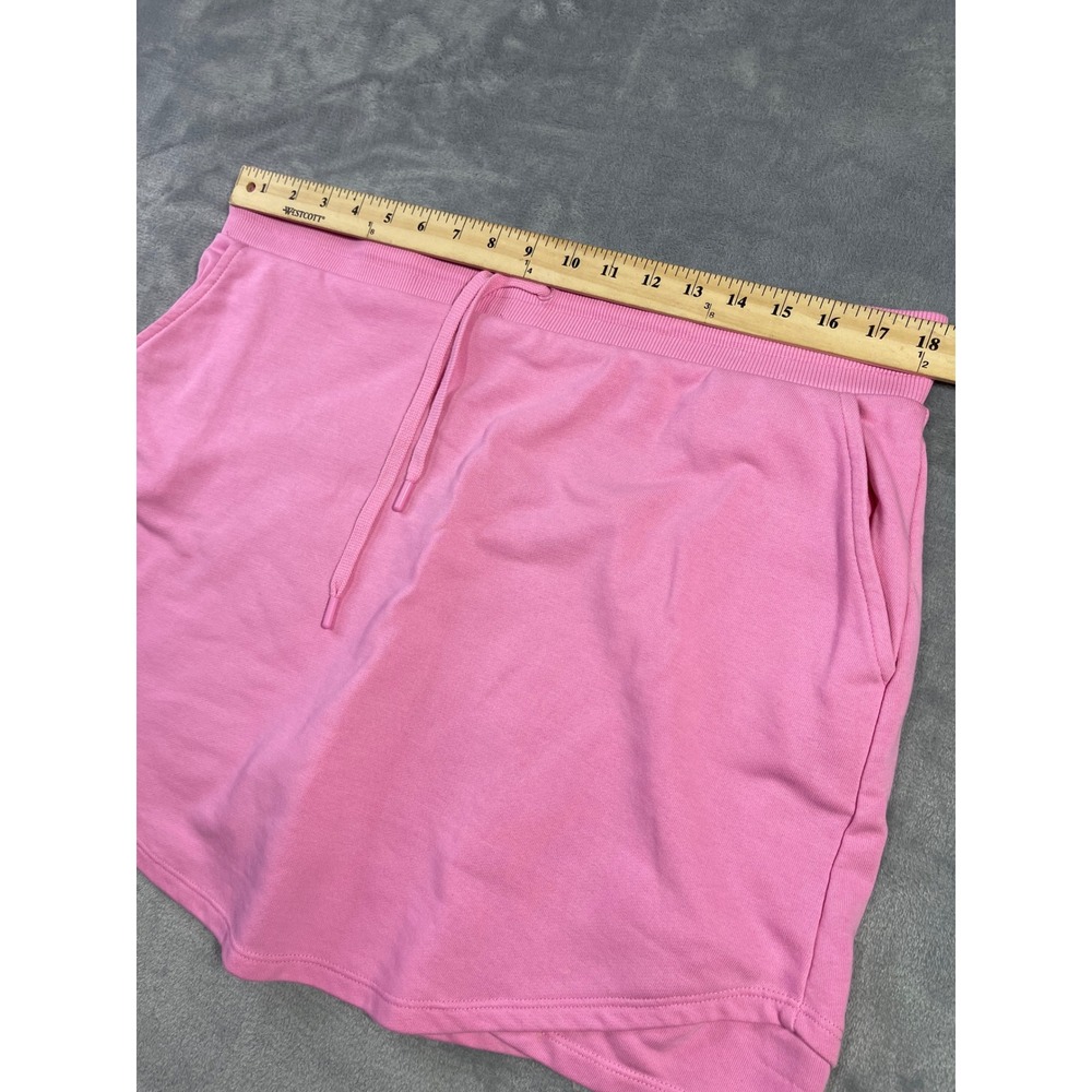 Crown & Ivy Pink Knit Skort XL Drawstring Waist Athletic Skirt with Shorts - Picture 4 of 5